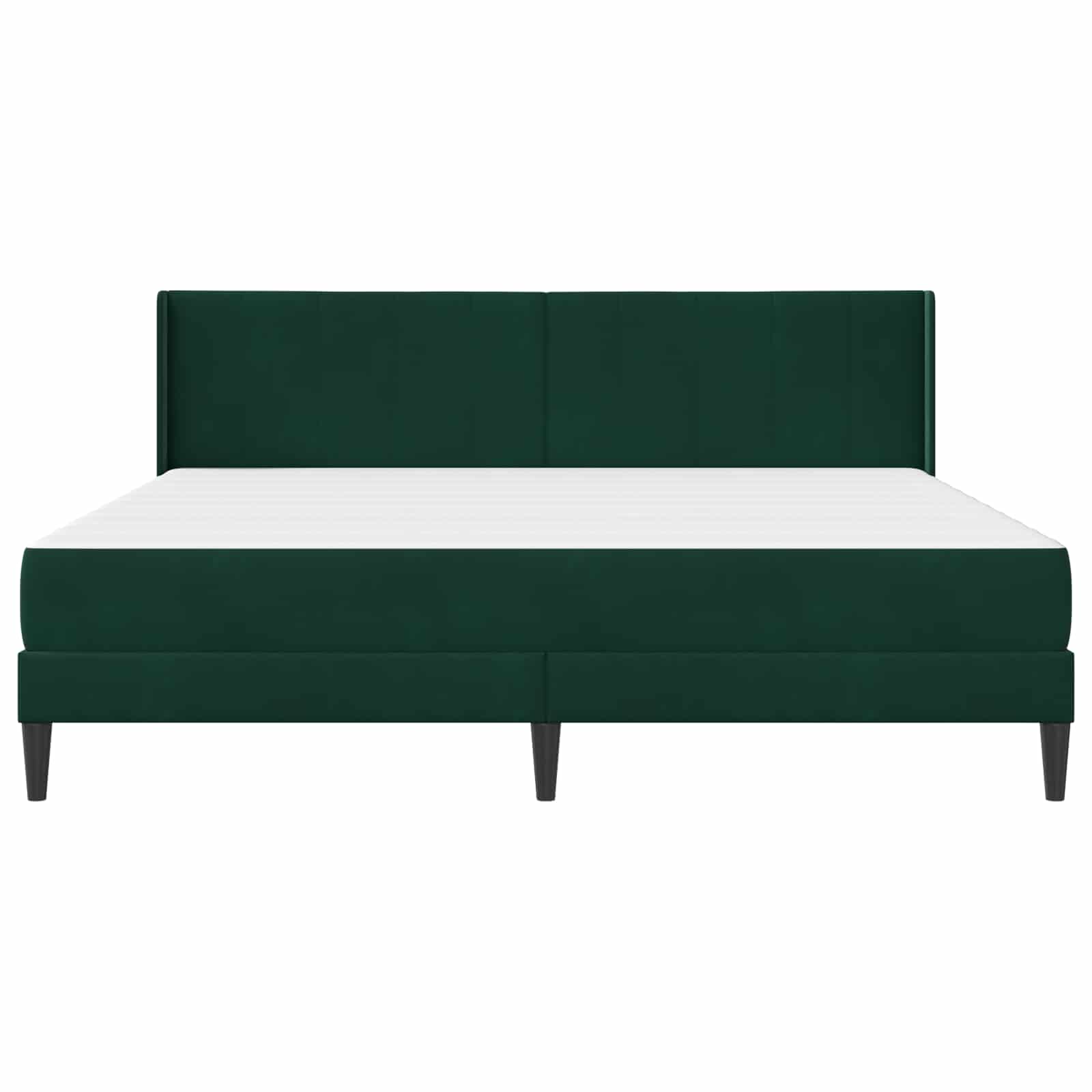 Σκελετός Κρεβατιού Σκούρο Πράσινο 180 x 200 cm Βελούδο - Pakobazaar