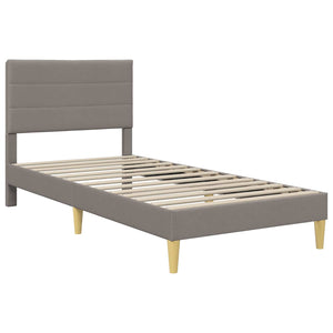 Σκελετός Κρεβατιού Taupe 90 x 190 cm Πολυεστέρας - Pakobazaar