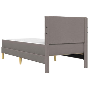 Σκελετός Κρεβατιού Taupe 90 x 190 cm Πολυεστέρας - Pakobazaar