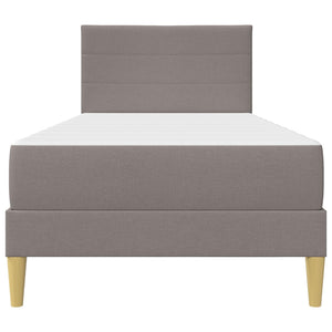 Σκελετός Κρεβατιού Taupe 90 x 190 cm Πολυεστέρας - Pakobazaar