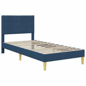 Σκελετός Κρεβατιού Μπλε 90 x 190 cm Πολυεστέρας - Pakobazaar
