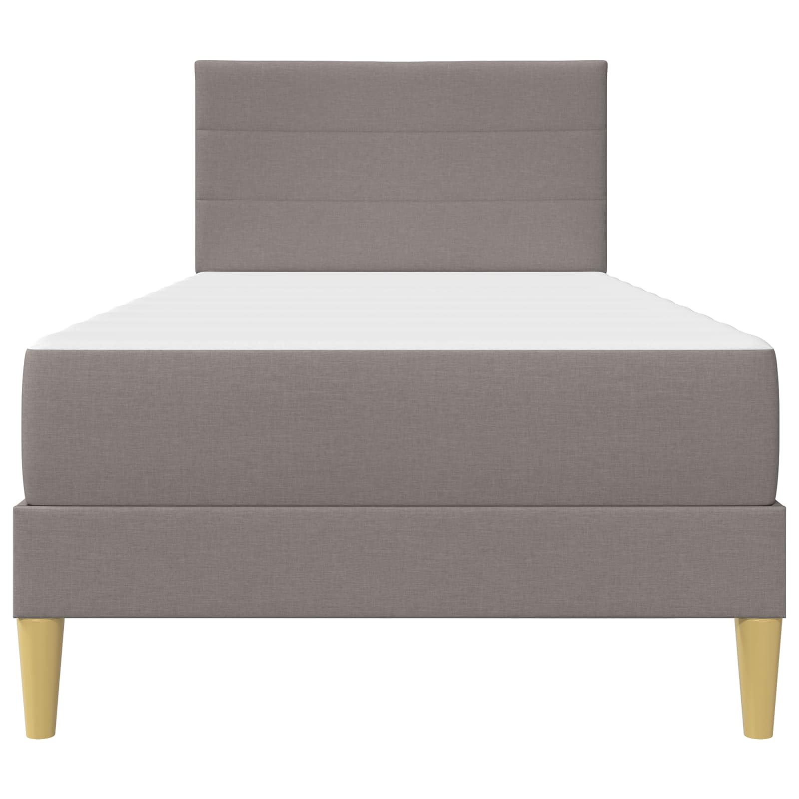 Σκελετός Κρεβατιού Taupe 100 x 200 cm Πολυεστέρας - Pakobazaar