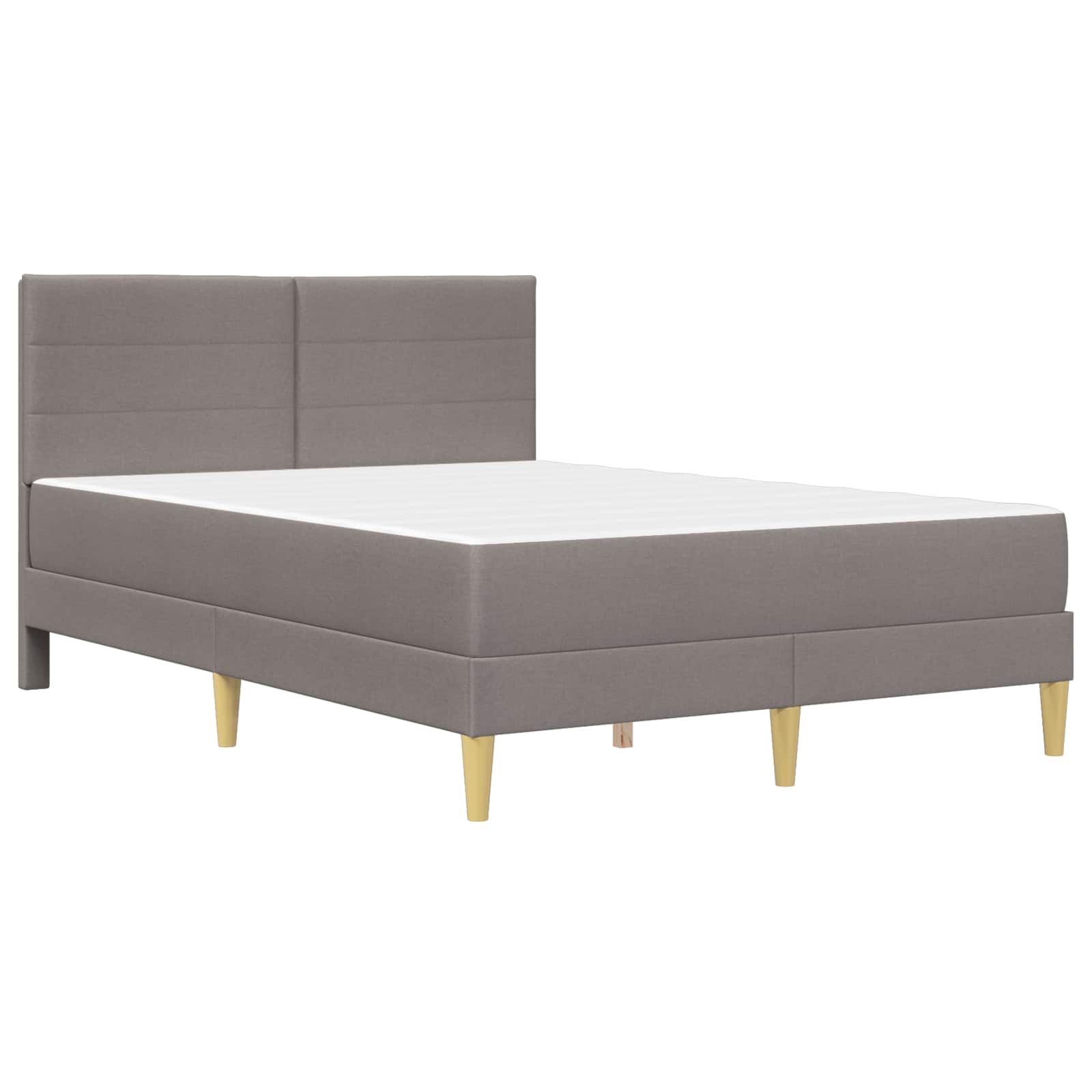 Σκελετός Κρεβατιού Taupe 140 x 190 cm Πολυεστέρας - Pakobazaar