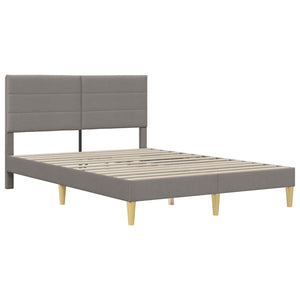 Σκελετός Κρεβατιού Taupe 140 x 190 cm Πολυεστέρας - Pakobazaar