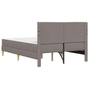 Σκελετός Κρεβατιού Taupe 140 x 190 cm Πολυεστέρας - Pakobazaar