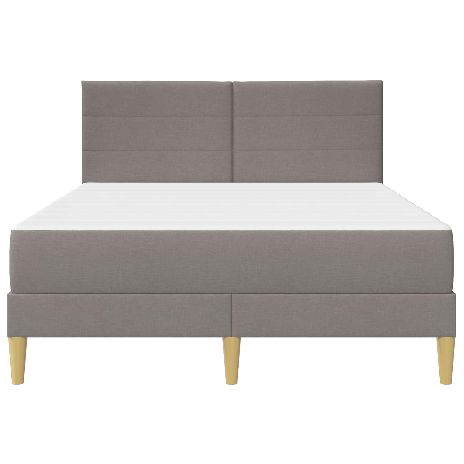 Σκελετός Κρεβατιού Taupe 140 x 190 cm Πολυεστέρας - Pakobazaar