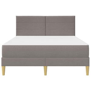 Σκελετός Κρεβατιού Taupe 140 x 190 cm Πολυεστέρας - Pakobazaar
