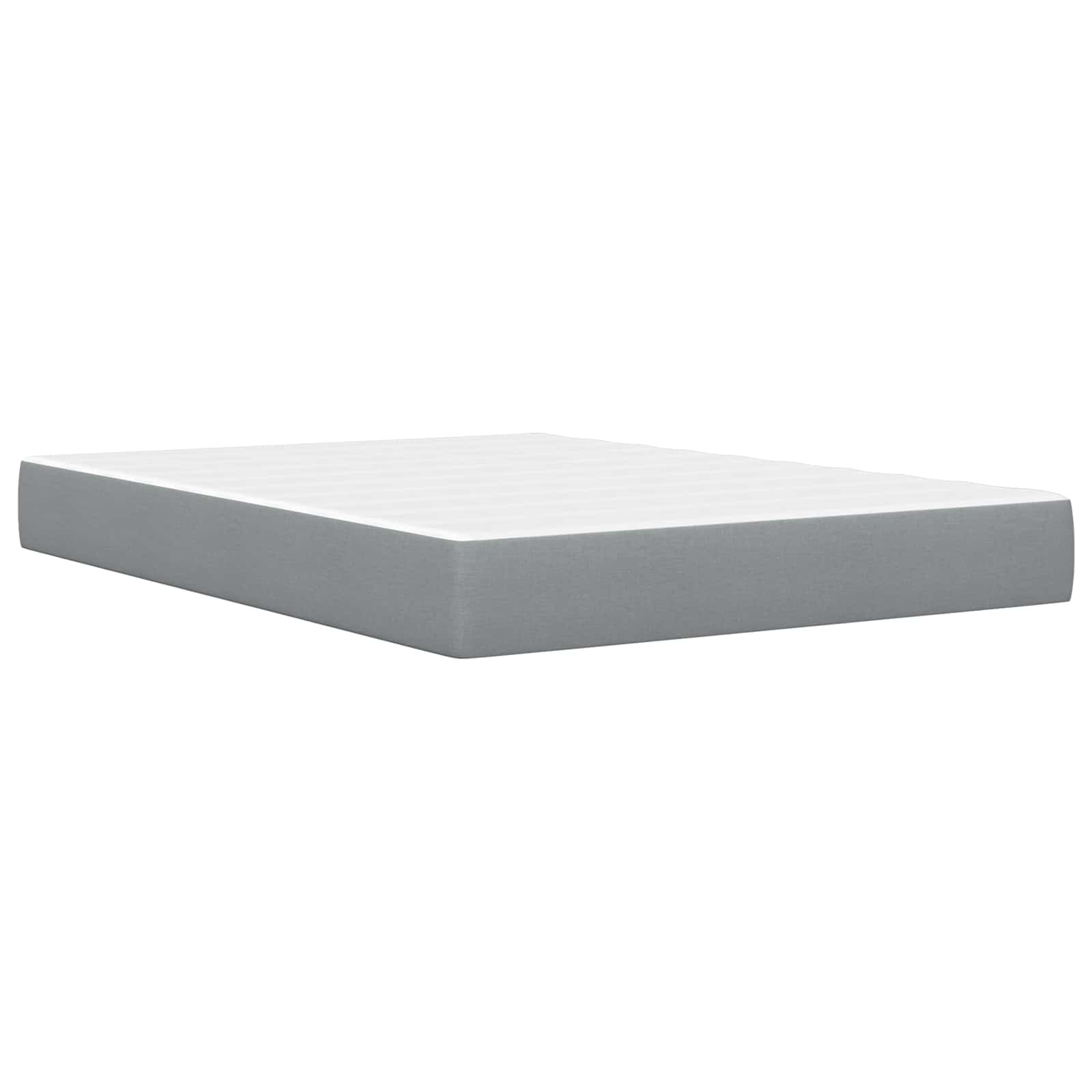 Σκελετός Κρεβατιού Ανοιχτό γκρι 140 x 200 cm Πολυεστέρας - Pakobazaar