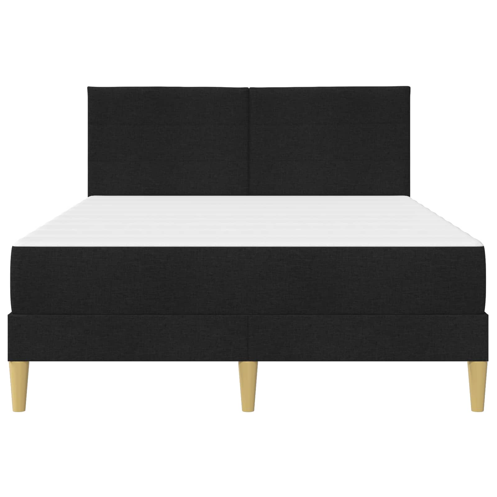 Σκελετός Κρεβατιού Μαύρο 140 x 200 cm Πολυεστέρας - Pakobazaar