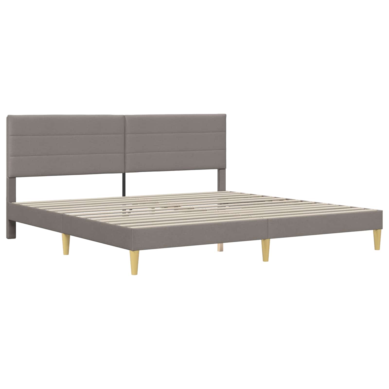 Σκελετός Κρεβατιού Taupe 180 x 200 cm Πολυεστέρας - Pakobazaar