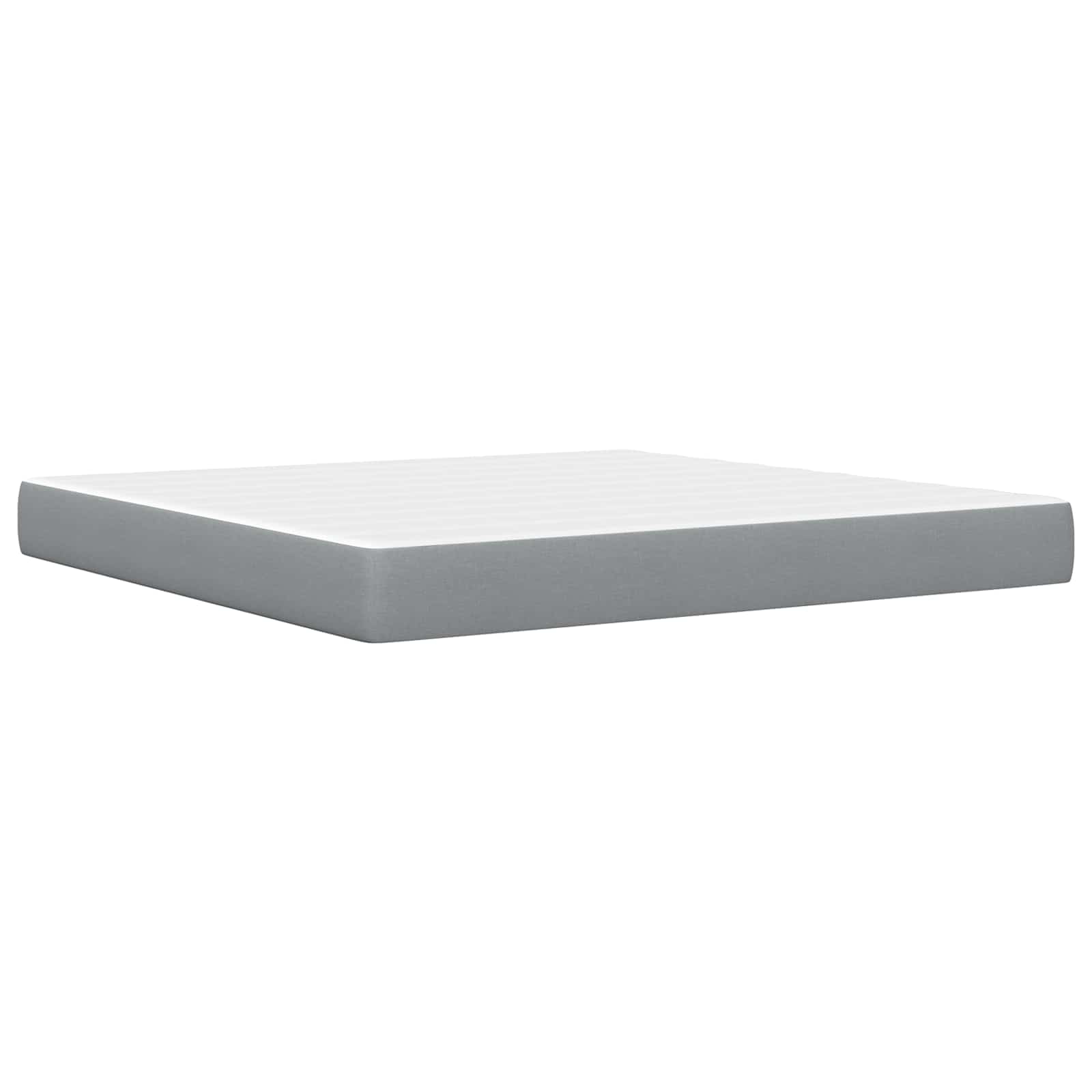 Σκελετός Κρεβατιού Ανοιχτό γκρι 200 x 200 cm Πολυεστέρας - Pakobazaar