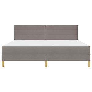 Σκελετός Κρεβατιού Taupe 200 x 200 cm Πολυεστέρας - Pakobazaar