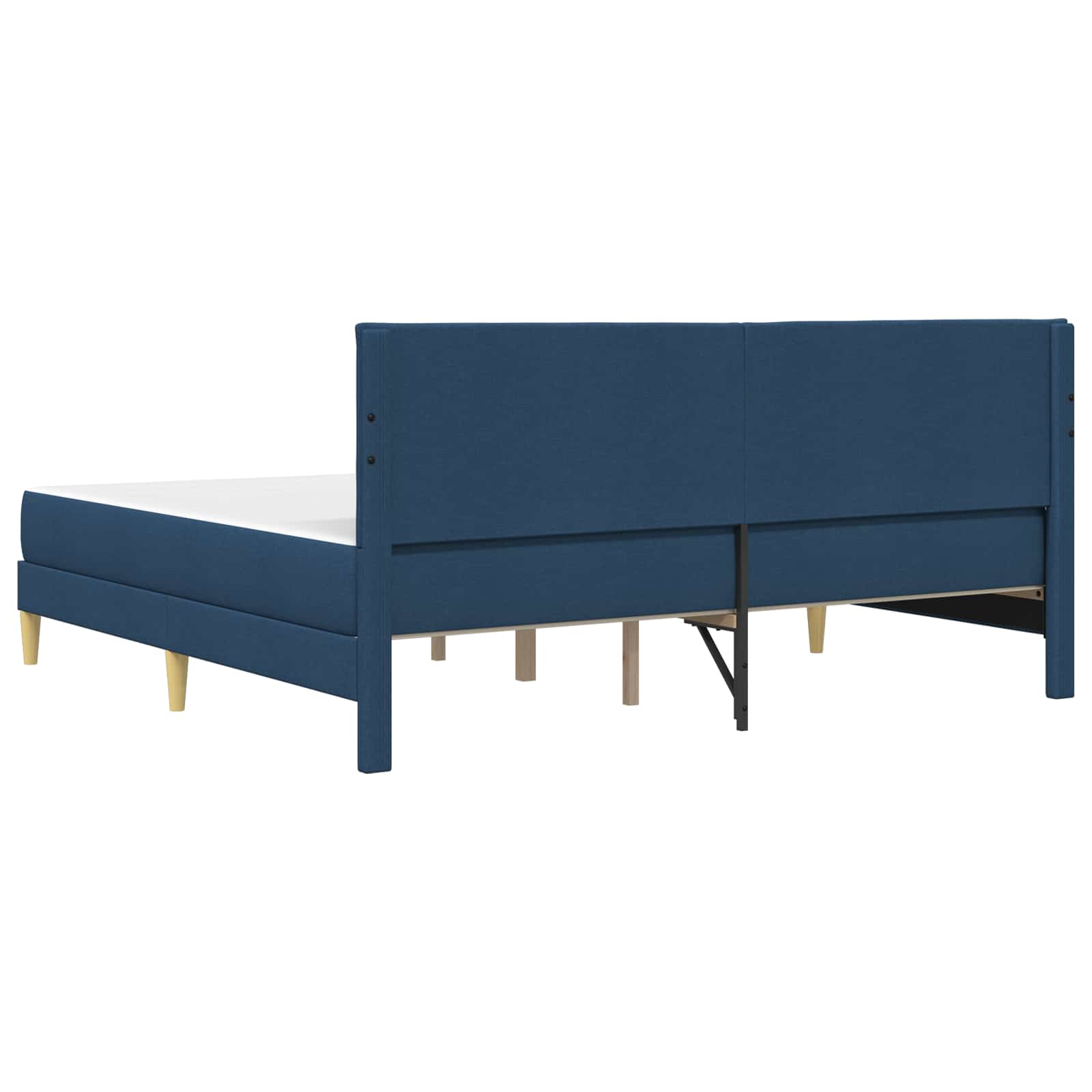 Σκελετός Κρεβατιού Μπλε 200 x 200 cm Πολυεστέρας - Pakobazaar