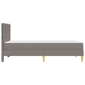Σκελετός κρεβατιού με στρώμα Taupe 80 x 200 cm ύφασμα - Pakobazaar