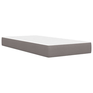 Σκελετός κρεβατιού με στρώμα Taupe 90 x 200 cm ύφασμα - Pakobazaar