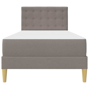 Σκελετός κρεβατιού με στρώμα Taupe 100 x 200 cm ύφασμα - Pakobazaar