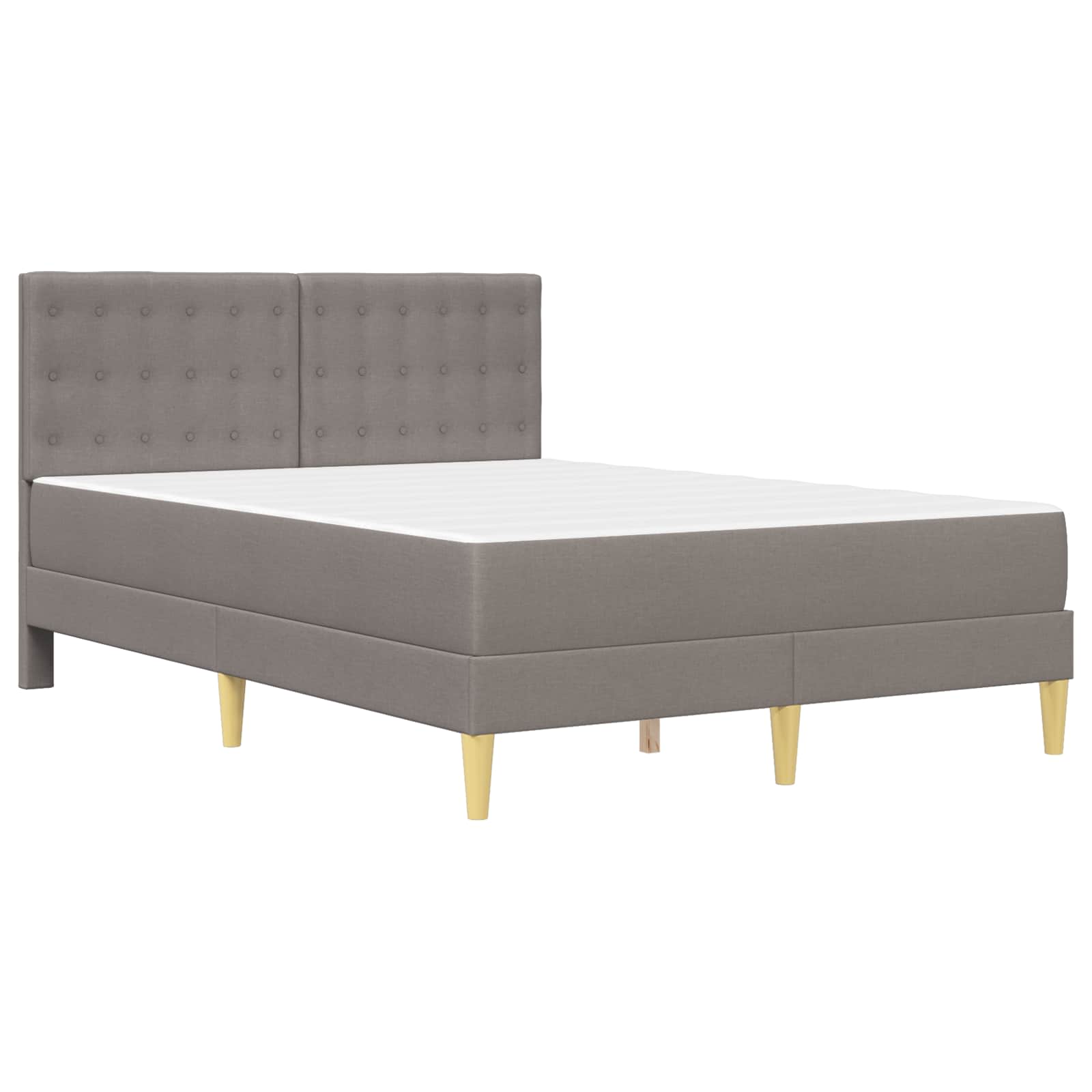 Σκελετός κρεβατιού με στρώμα Taupe 120 x 190 cm ύφασμα - Pakobazaar