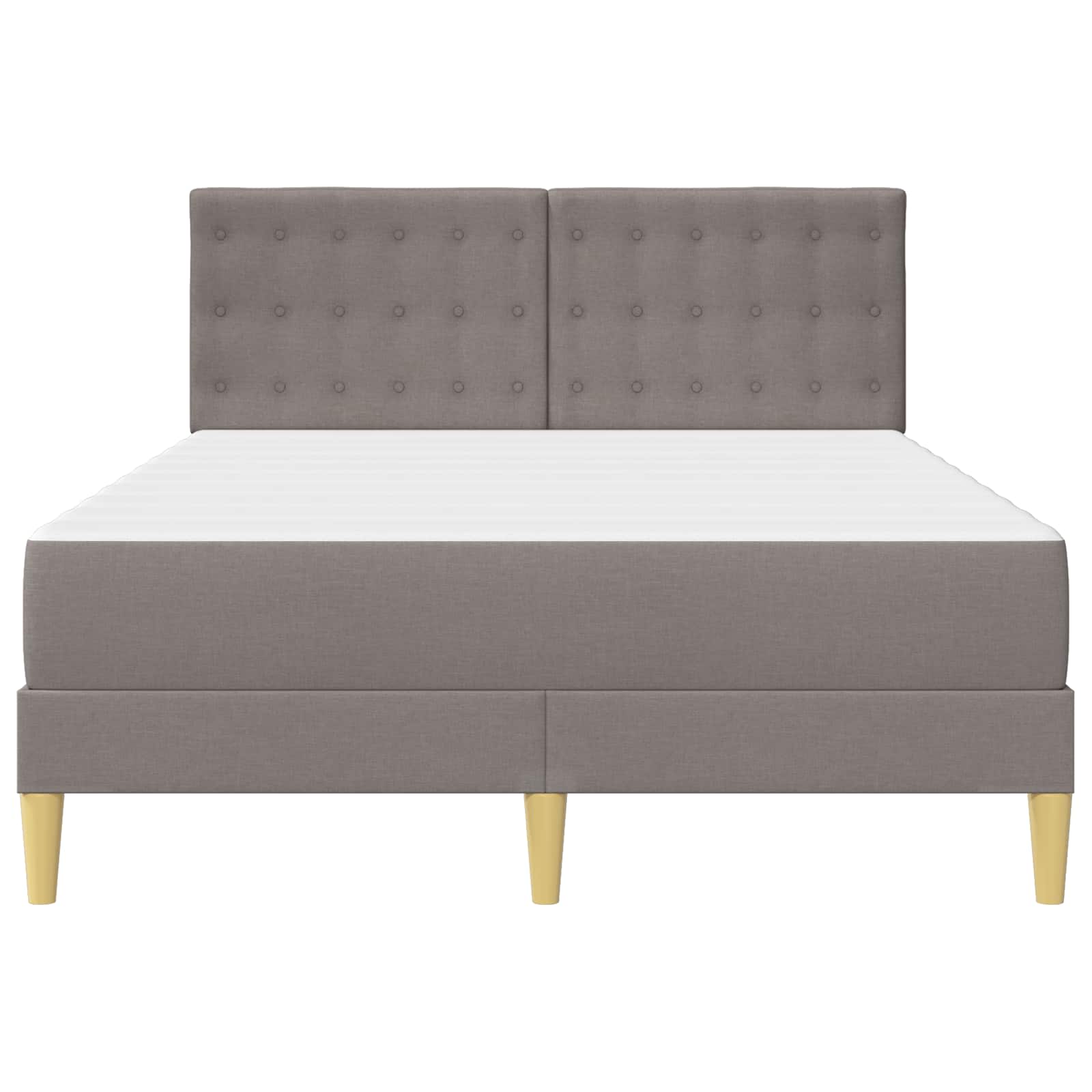 Σκελετός κρεβατιού με στρώμα Taupe 120 x 190 cm ύφασμα - Pakobazaar