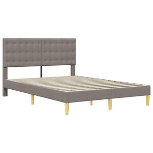 Σκελετός κρεβατιού με στρώμα Taupe 140 x 190 cm ύφασμα - Pakobazaar