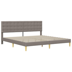 Σκελετός κρεβατιού με στρώμα Taupe 180 x 200 cm ύφασμα - Pakobazaar