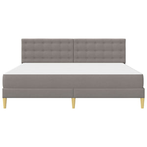 Σκελετός κρεβατιού με στρώμα Taupe 180 x 200 cm ύφασμα - Pakobazaar