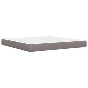 Σκελετός κρεβατιού με στρώμα Taupe 200 x 200 cm ύφασμα - Pakobazaar