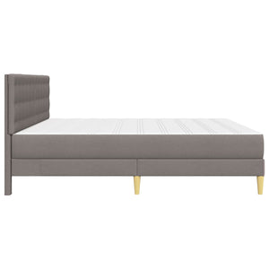Σκελετός κρεβατιού με στρώμα Taupe 200 x 200 cm ύφασμα - Pakobazaar