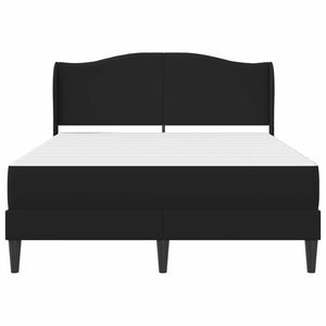 Σκελετός Κρεβατιού με κεφαλάρι Μαύρο 160 x 200 cm Τεχνητό Δέρμα - Pakobazaar