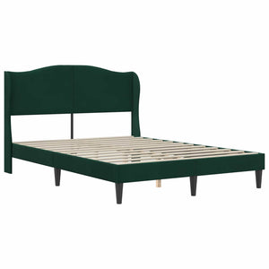 Σκελετός Κρεβατιού 2 pcs Σκούρο Πράσινο 120 x 190 cm Βελούδο - Pakobazaar
