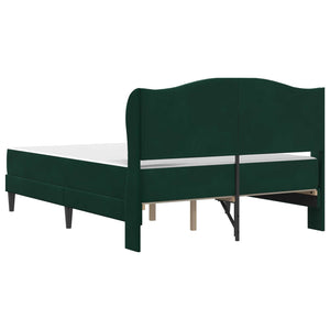 Σκελετός Κρεβατιού 2 pcs Σκούρο Πράσινο 120 x 190 cm Βελούδο - Pakobazaar