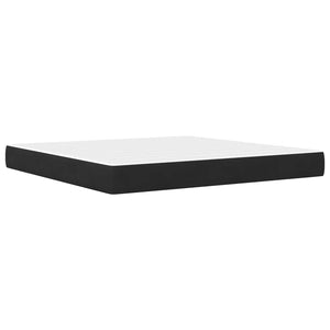 Σκελετός κρεβατιού με στρώμα Μαύρο 180 x 200 cm Βελούδο - Pakobazaar