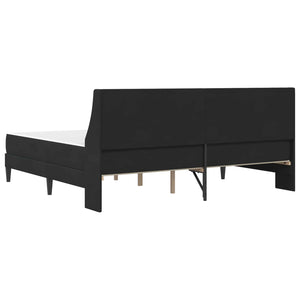 Σκελετός κρεβατιού με στρώμα Μαύρο 180 x 200 cm Βελούδο - Pakobazaar