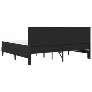Σκελετός κρεβατιού με στρώμα Μαύρο 180 x 200 cm Βελούδο - Pakobazaar
