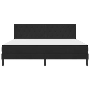 Σκελετός κρεβατιού με στρώμα Μαύρο 180 x 200 cm Βελούδο - Pakobazaar