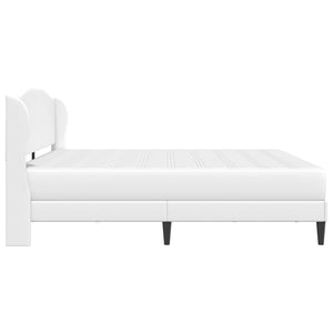 Σκελετός Κρεβατιού με κεφαλάρι Λευκό 180 x 200 cm Τεχνητό Δέρμα - Pakobazaar