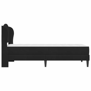 Σκελετός Κρεβατιού με κεφαλάρι Μαύρο 90 x 190 cm Βελούδο - Pakobazaar