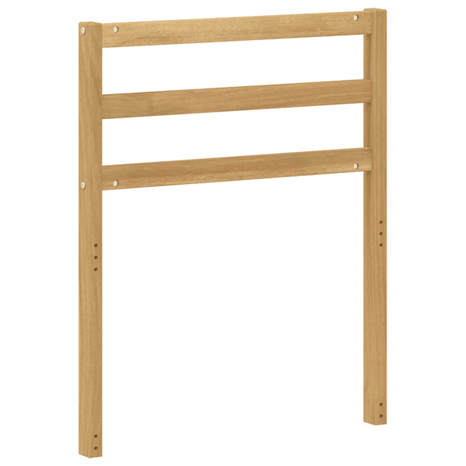 Μονάδα Βραχιόνων 2 pcs Λευκό 59 x 4 x 73 εκ Στερεό Ξύλο Ακακίας