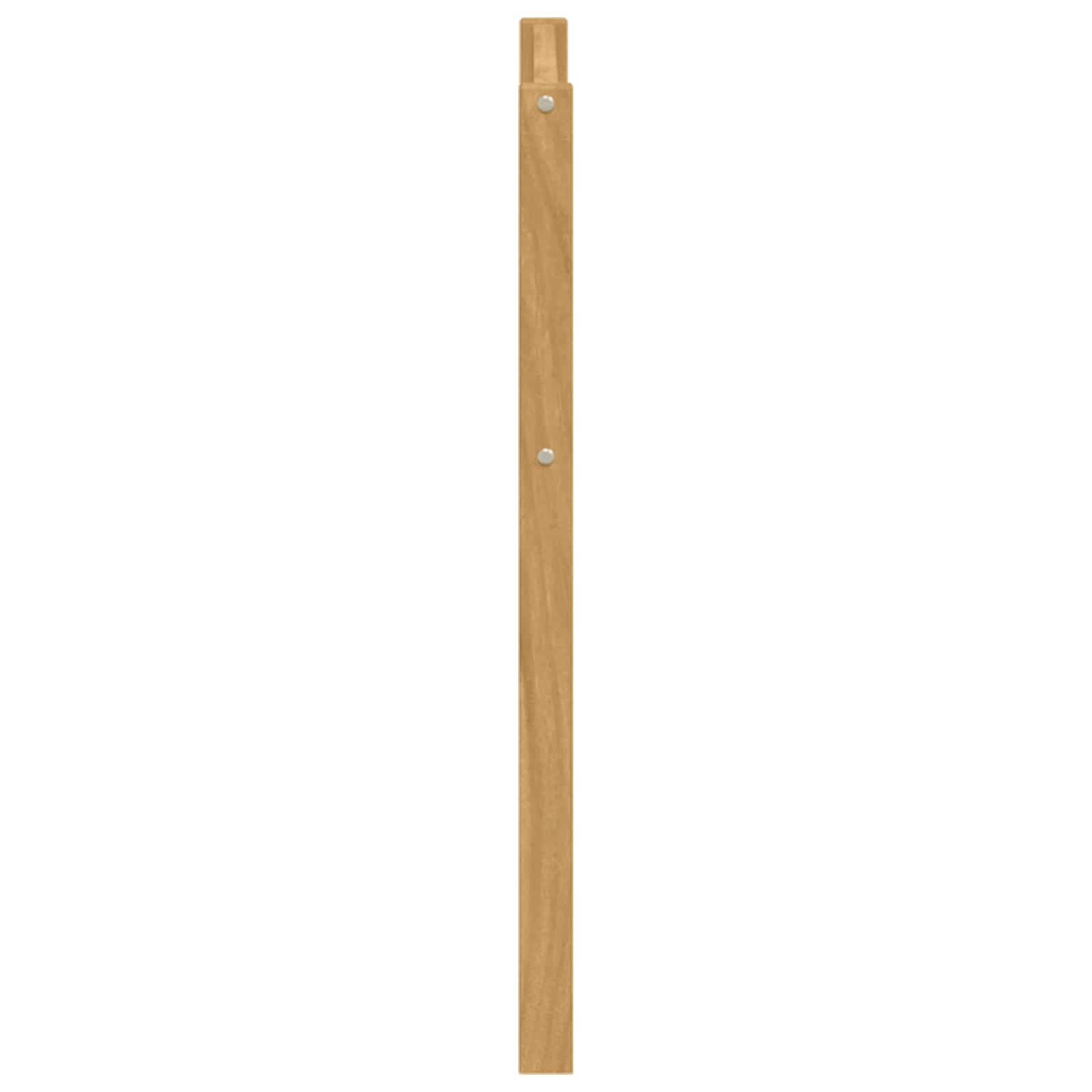 Μονάδα Βραχιόνων 2 pcs Λευκό 59 x 4 x 73 εκ Στερεό Ξύλο Ακακίας