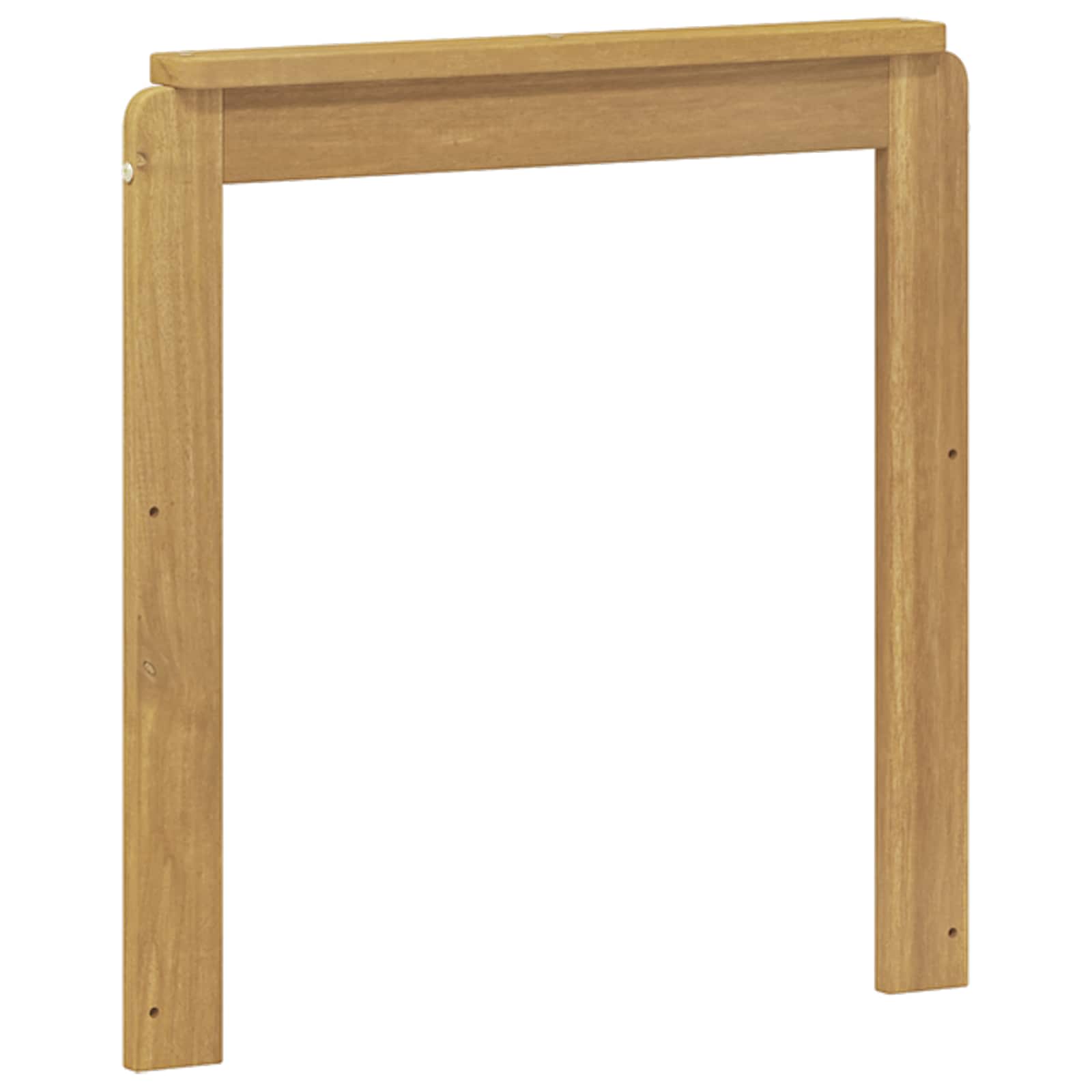 Μονάδα μπράτσων 2 pcs Λευκό 59 x 6 x 61 εκ Στερεό Ξύλο Ακακίας