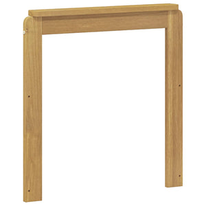Μονάδα μπράτσων 2 pcs Λευκό 59 x 6 x 61 εκ Στερεό Ξύλο Ακακίας - Pakobazaar