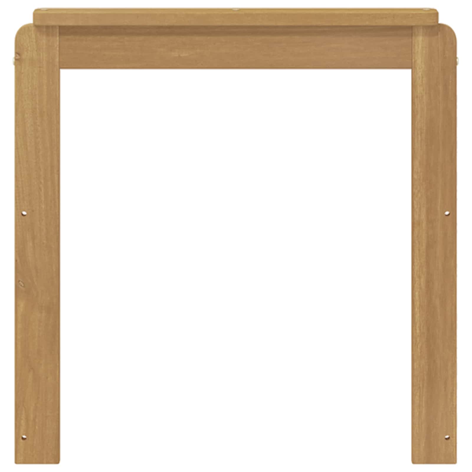 Μονάδα μπράτσων 2 pcs Λευκό 59 x 6 x 61 εκ Στερεό Ξύλο Ακακίας