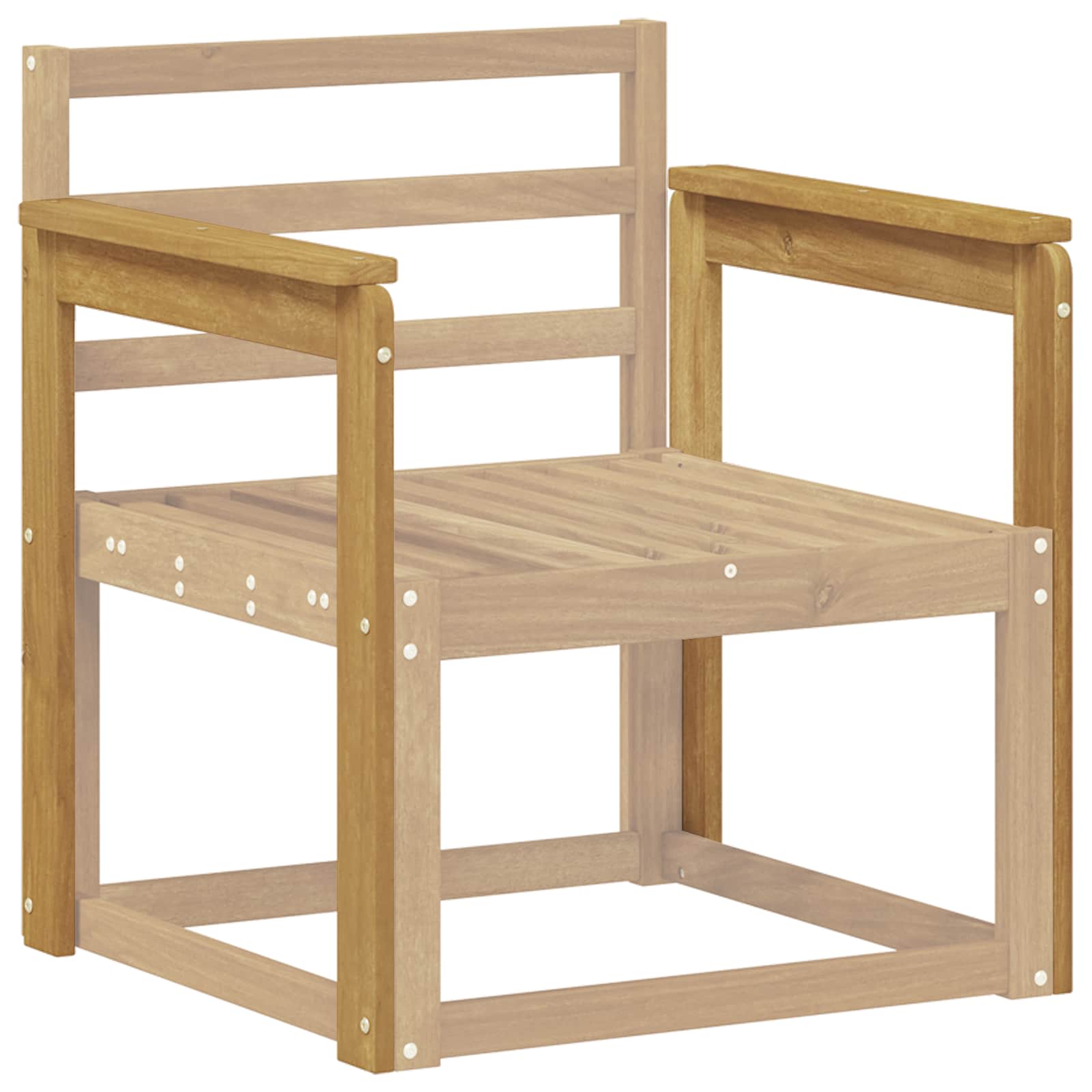 Μονάδα μπράτσων 2 pcs Λευκό 59 x 6 x 61 εκ Στερεό Ξύλο Ακακίας