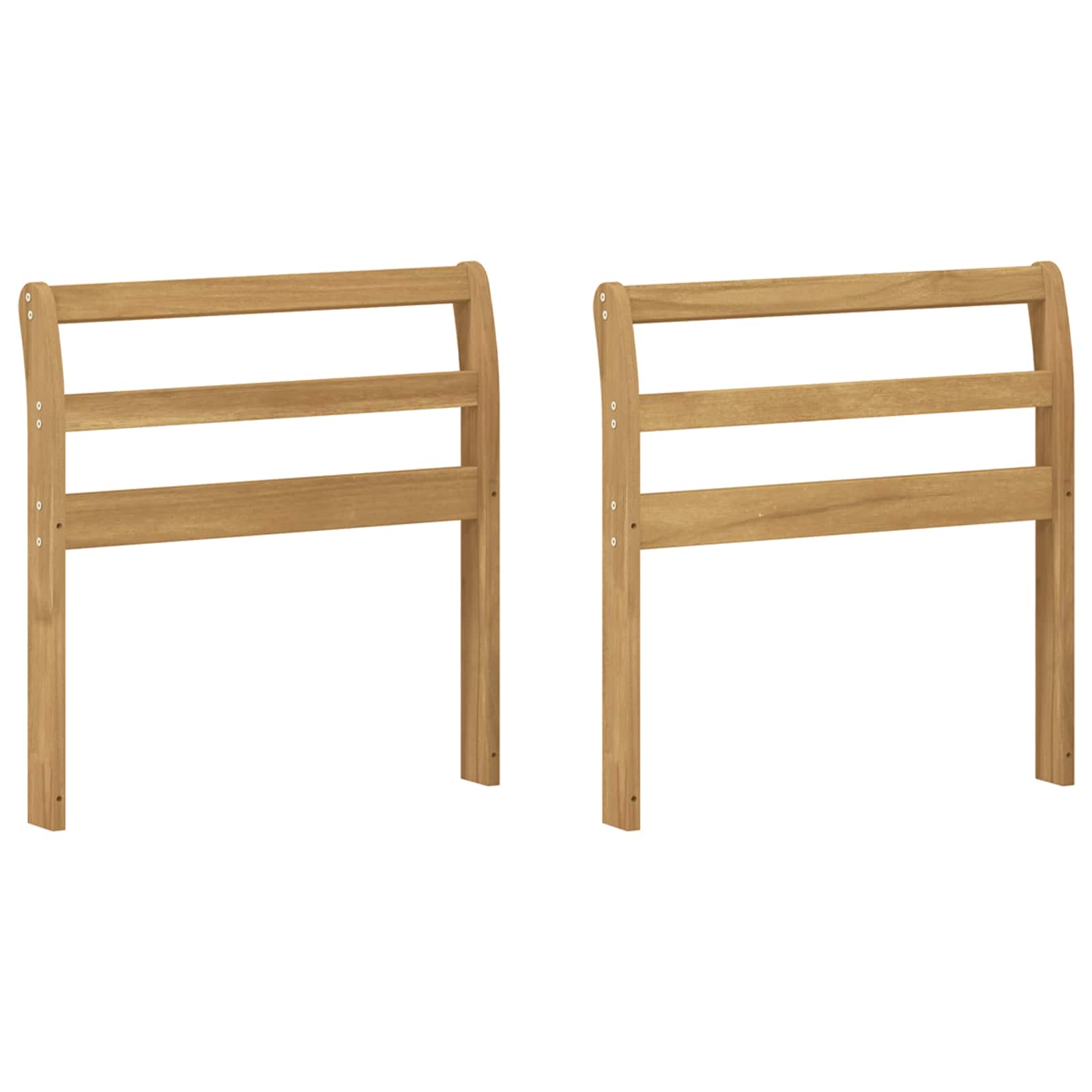 Μονάδα μπράτσων 2 pcs Λευκό 58,5 x 8,5 x 60 εκ.