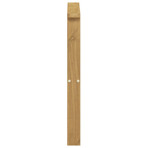 Μονάδα μπράτσων 2 pcs Λευκό 60 x 6 x 61 εκ Στερεό Ξύλο Ακακίας - Pakobazaar