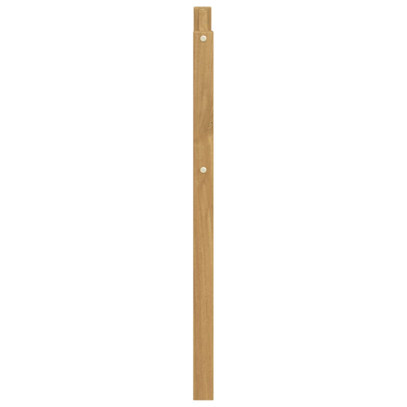 Μονάδα μπράτσων 2 pcs Λευκό 59 x 4 x 73 εκ Στερεό Ξύλο Ακακίας
