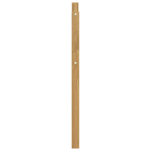 Μονάδα μπράτσων 2 pcs Λευκό 59 x 4 x 73 εκ Στερεό Ξύλο Ακακίας - Pakobazaar