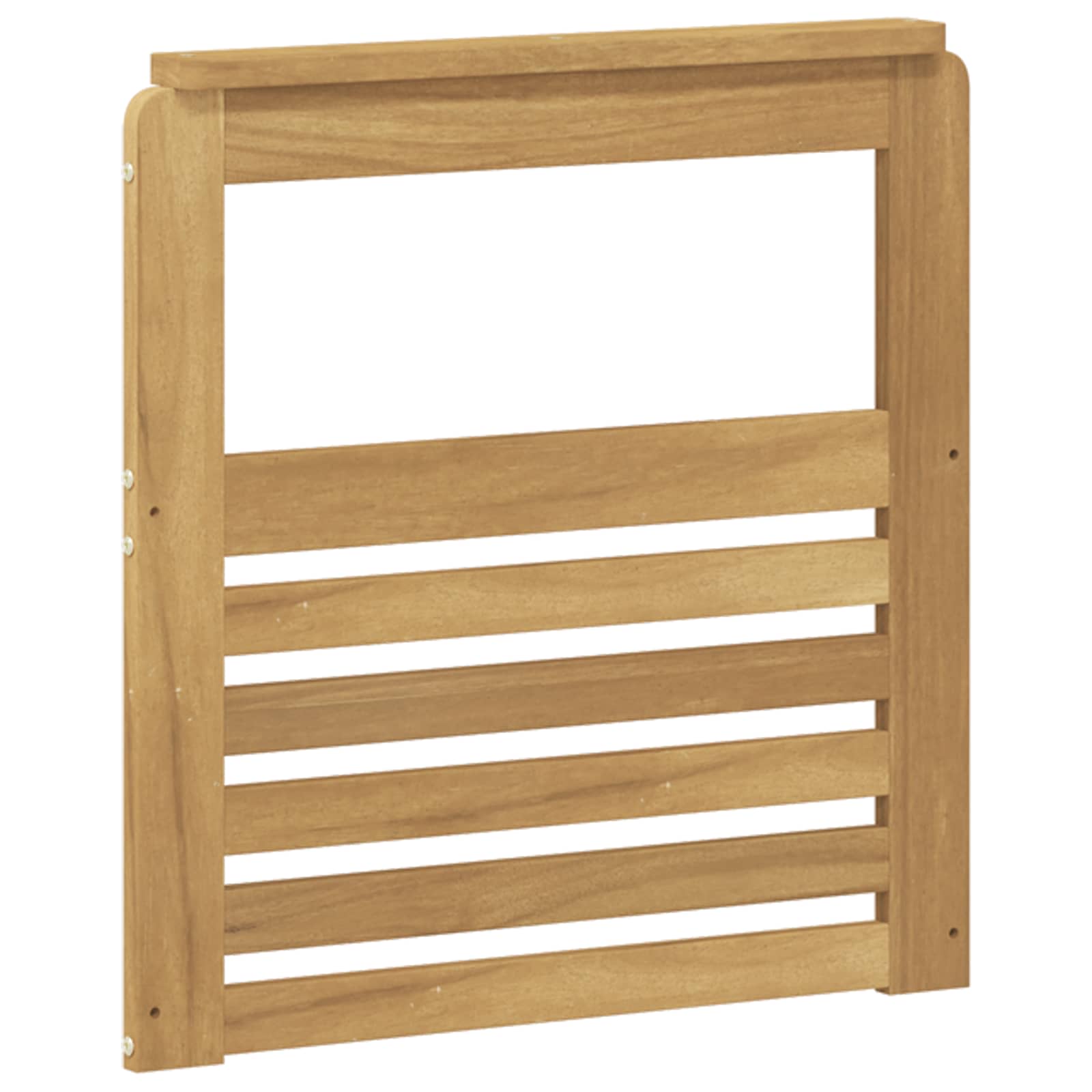Μονάδα μπράτσων 2 pcs Λευκό 59 x 6 x 61 εκ Στερεό Ξύλο Ακακίας
