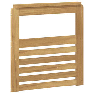 Μονάδα μπράτσων 2 pcs Λευκό 59 x 6 x 61 εκ Στερεό Ξύλο Ακακίας - Pakobazaar