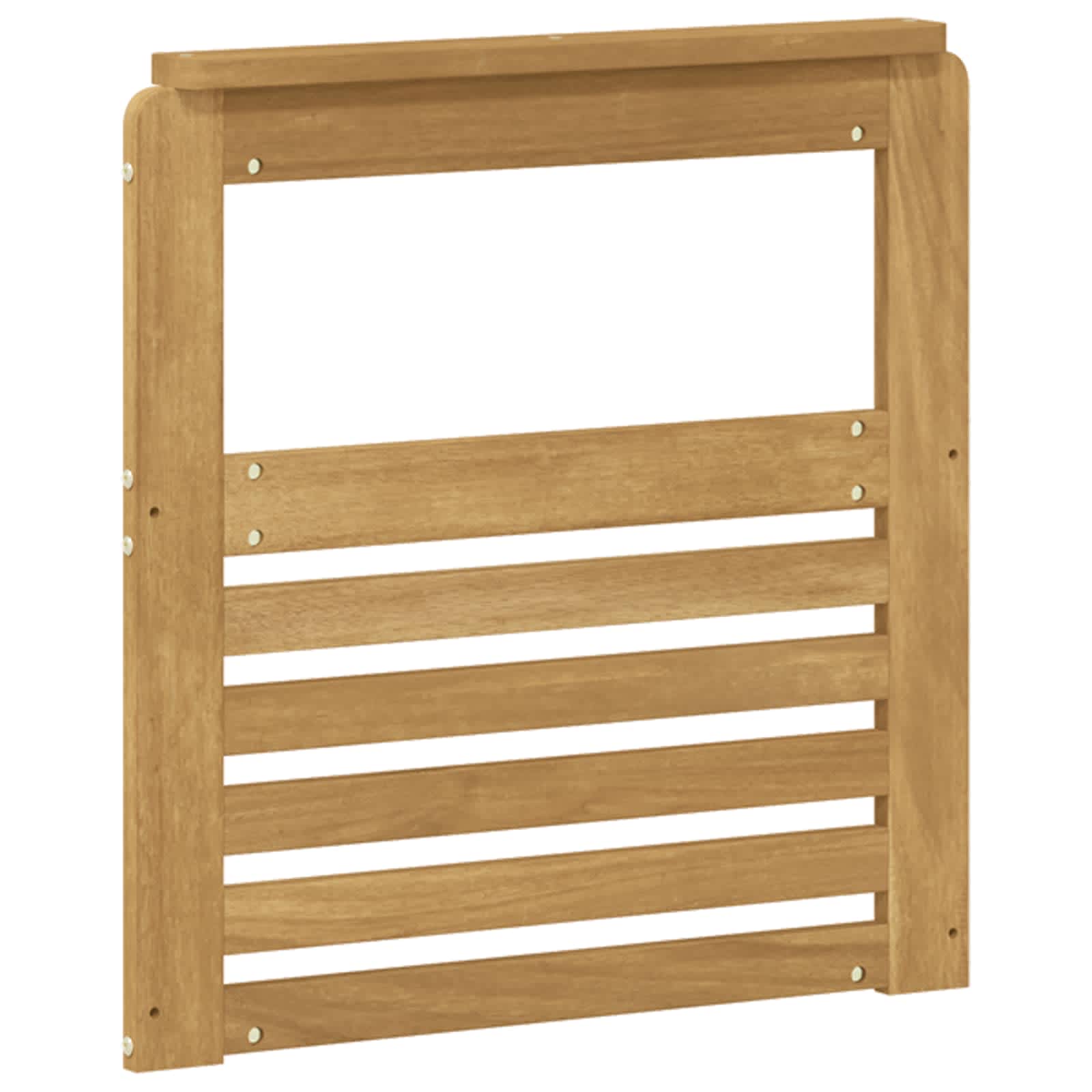 Μονάδα μπράτσων 2 pcs Λευκό 59 x 6 x 61 εκ Στερεό Ξύλο Ακακίας