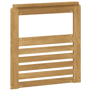 Μονάδα μπράτσων 2 pcs Λευκό 59 x 6 x 61 εκ Στερεό Ξύλο Ακακίας - Pakobazaar